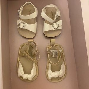 New 0-3 month sandles